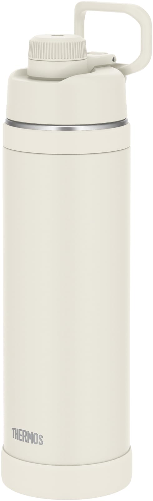 THERMOS Vacuum-Insulated Sports Bottle with Handle, Ivory White 1.5L (FJU-1501)