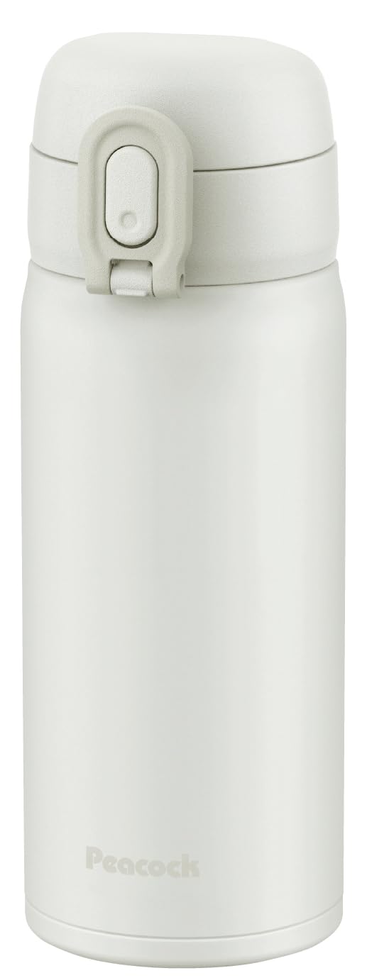 Peacock One-Touch Mug Bottle 350ml Easy Open Design