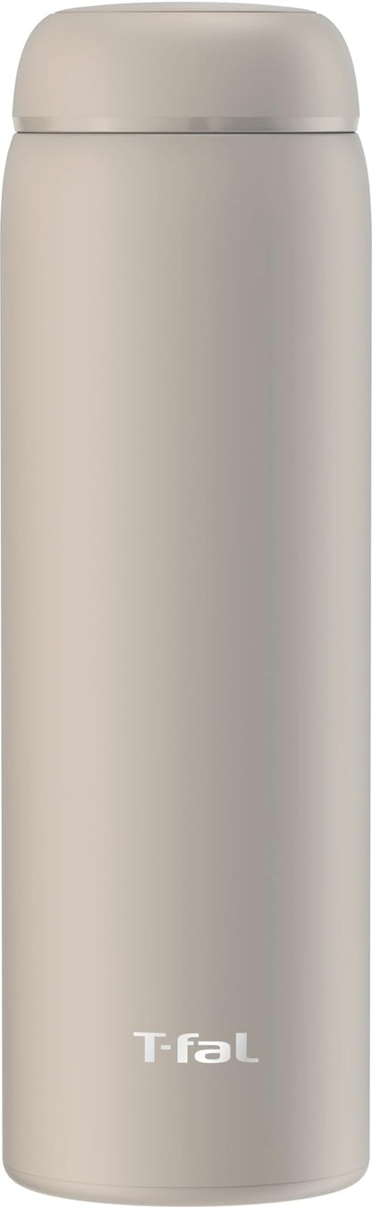 T-Fal Stainless Steel 450ml Insulated Screw Cap Water Bottle Urban Gray