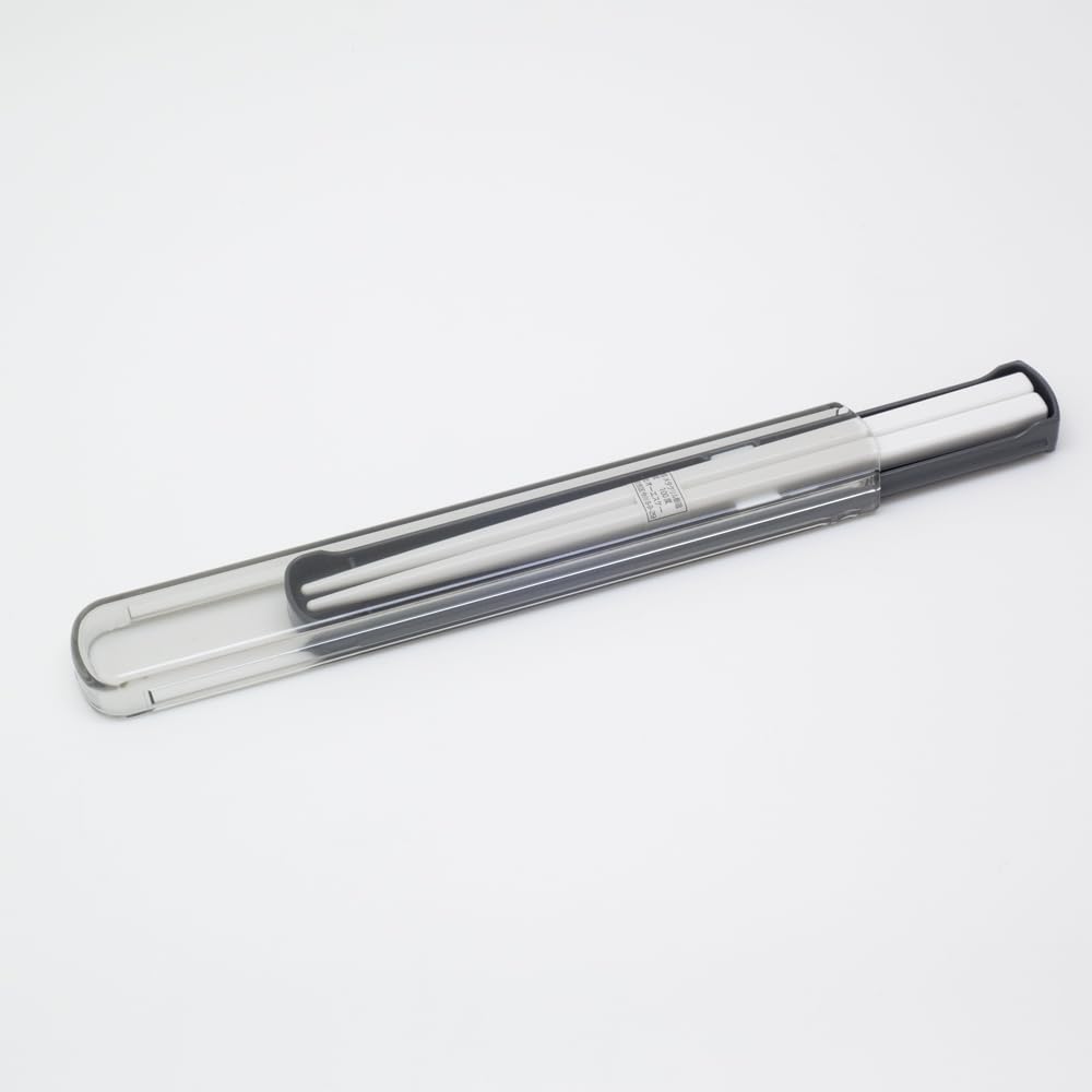 OSK Pull-Top Chopstick Box Set Calm Color 19.5cm Charcoal