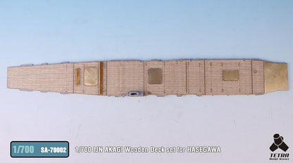 Tetra Model 1/700 Scale Japanese Aircraft Carrier Akagi Wooden Deck Parts