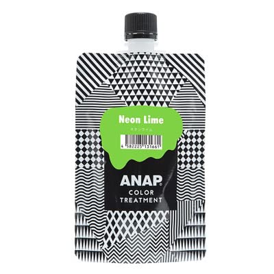 ANAP Color Treatment Pouch 150g Neon Lime for Vibrant Hair Color