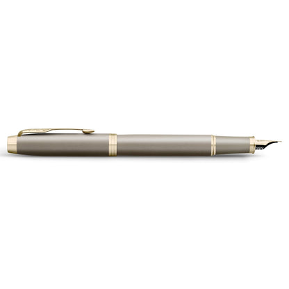 PARKER IM Fountain Pen Sandstone CHT Fine Point Gift Boxed