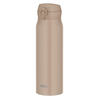 THERMOS Vacuum Insulated Travel Mug 1L Gray Beige Easy Clean