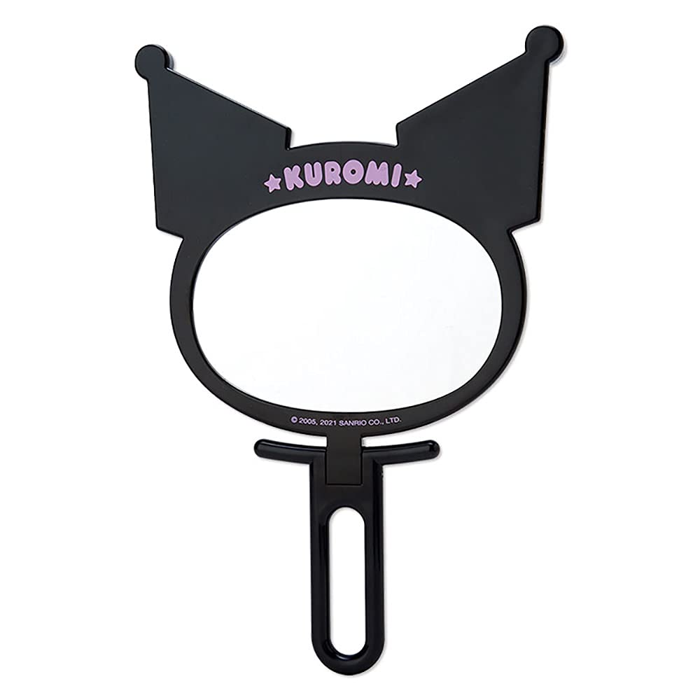 SANRIO Kuromi Face-Shaped Hand Mirror 16.1x1.3x23.4cm
