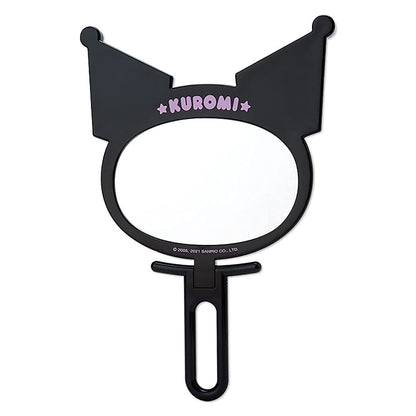 SANRIO Kuromi Face-Shaped Hand Mirror 16.1x1.3x23.4cm
