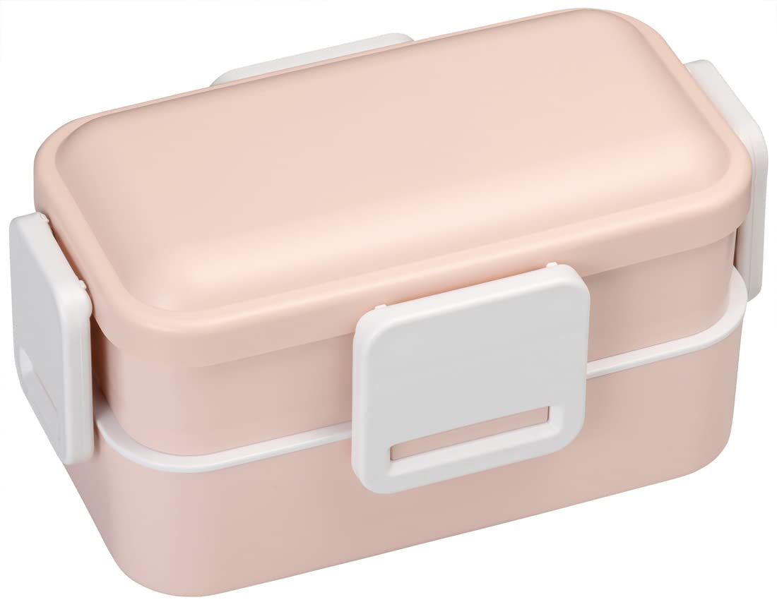 Skater Bento Box Two-Tier 600ml with Dome Lid for Effortless Lunch Packing