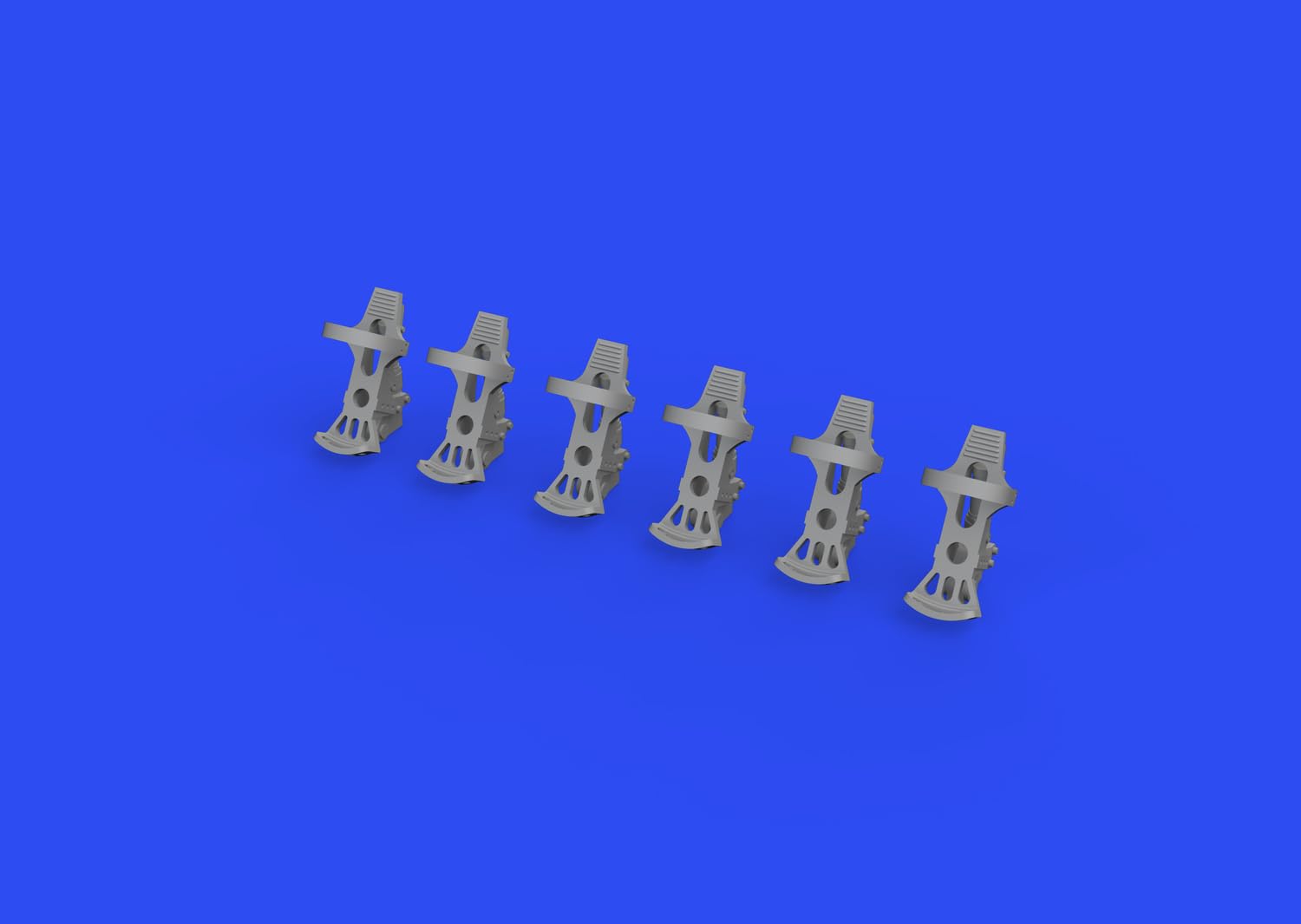 Eduard 1/48 Scale Model Ladder Pedals Set for WWII German Aircraft