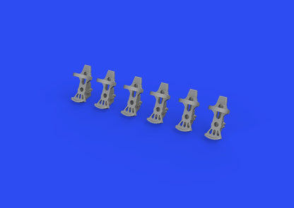 Eduard 1/48 Scale Model Ladder Pedals Set for WWII German Aircraft