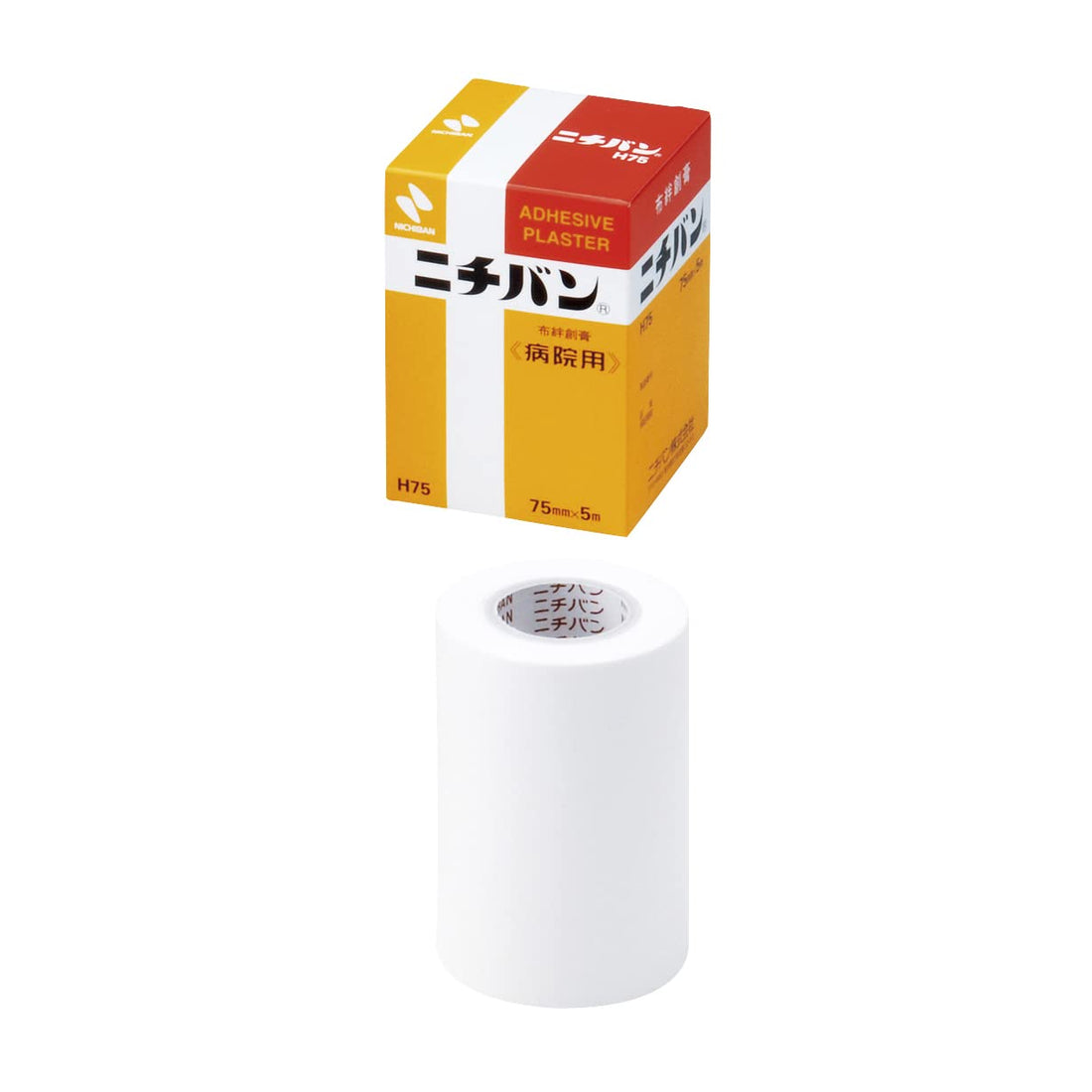 NICHIBAN Hospital Band 75mm Width 5m Roll for Everyday Use