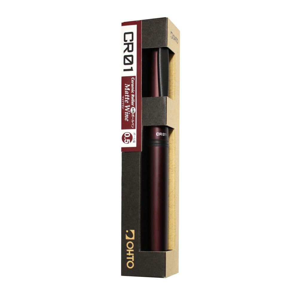 OHTO Water-Based Ballpoint Pen Matte Wine CR01 0.5mm
