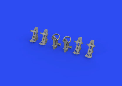 Eduard 1/48 Scale Model Ladder Pedals Set for WWII German Aircraft