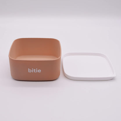 Mitani Bento Box Food Container Antibacterial Beige 350ml