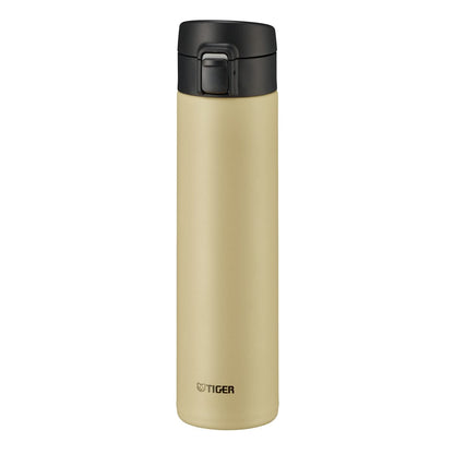 TIGER Stainless Steel Vacuum Insulated Water Bottle 600ml Beige