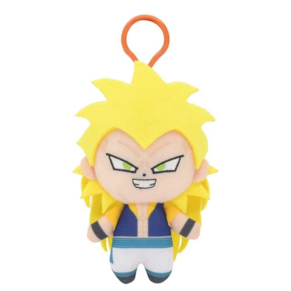 Bandai Namco Nui Dragon Ball Z Super Saiyan 3 Gotenks Chibi Plush Mascot