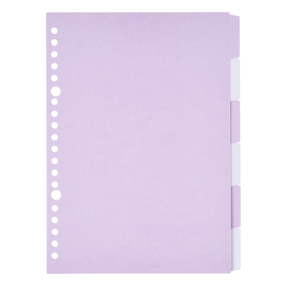 NOLTY kukuru A5 Index Sheet Lavender for Organizing Notes