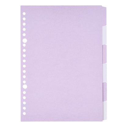 NOLTY kukuru A5 Index Sheet Lavender for Organizing Notes