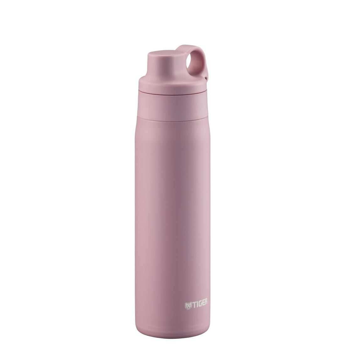 TIGER Stainless Steel Water Bottle with Straw 750ml Rose Pink