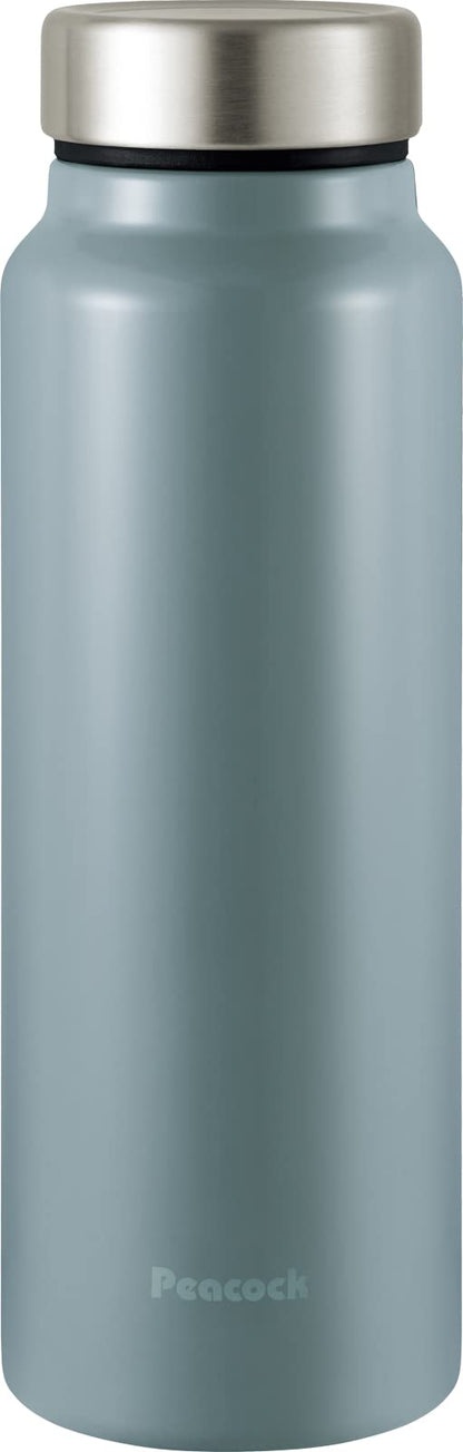 Peacock Stainless Steel Bottle Lightweight 600ml Dusty Blue