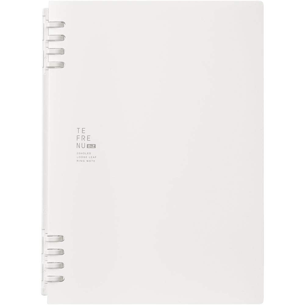 Kingjim Ring Notebook Teferune Biz A5 20-Hole White