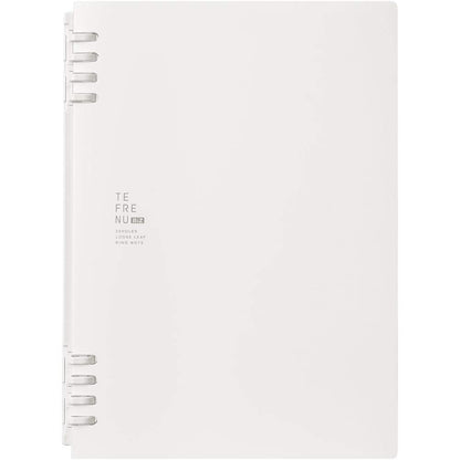 Kingjim Ring Notebook Teferune Biz A5 20-Hole White