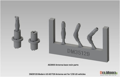DEF.MODEL 1/35 Scale Model Antenna and Base Set for Modern US Military