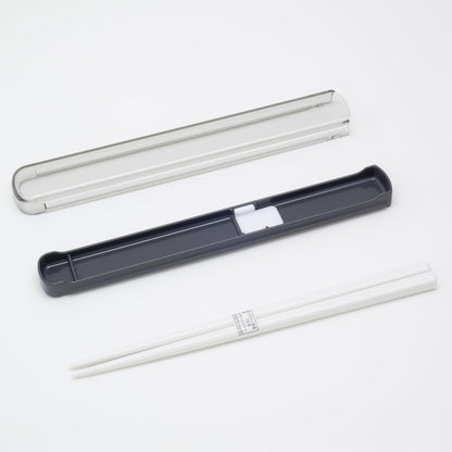 OSK Pull-Top Chopstick Box Set Calm Color 19.5cm Charcoal