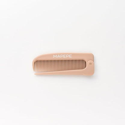 MAPEPE Compact Pocket Comb Latte Beige for Effortless Styling