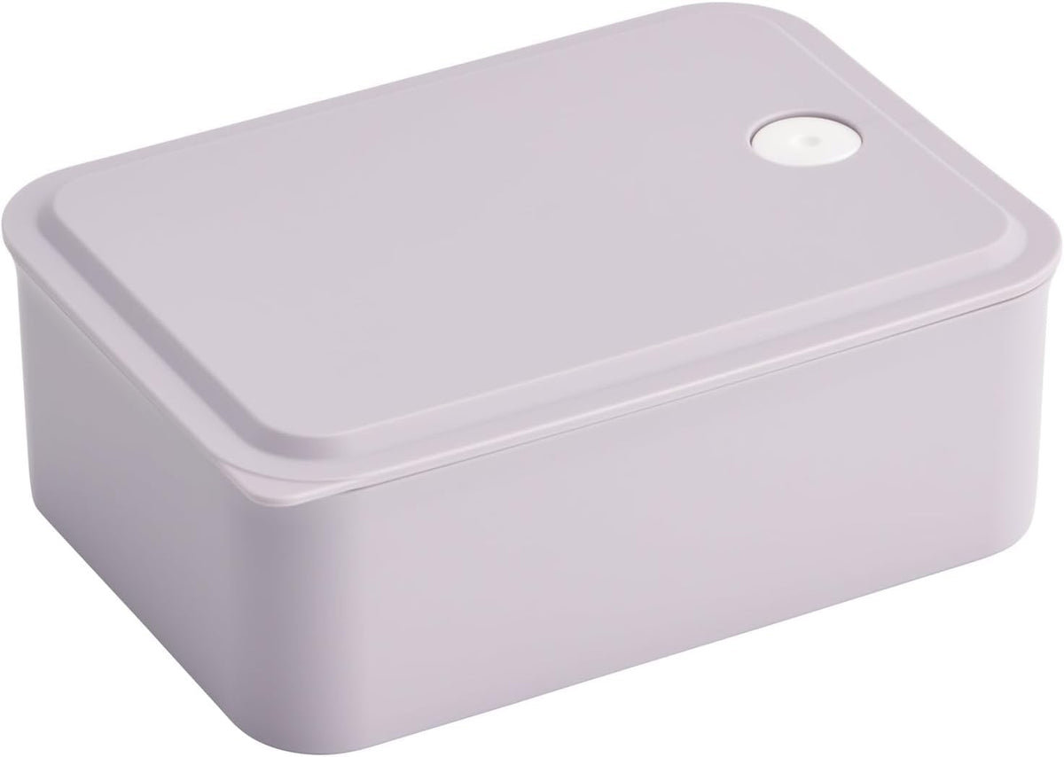 Skater Bento Box 700ml Microwave Safe Lunch Case Sepia Lavender