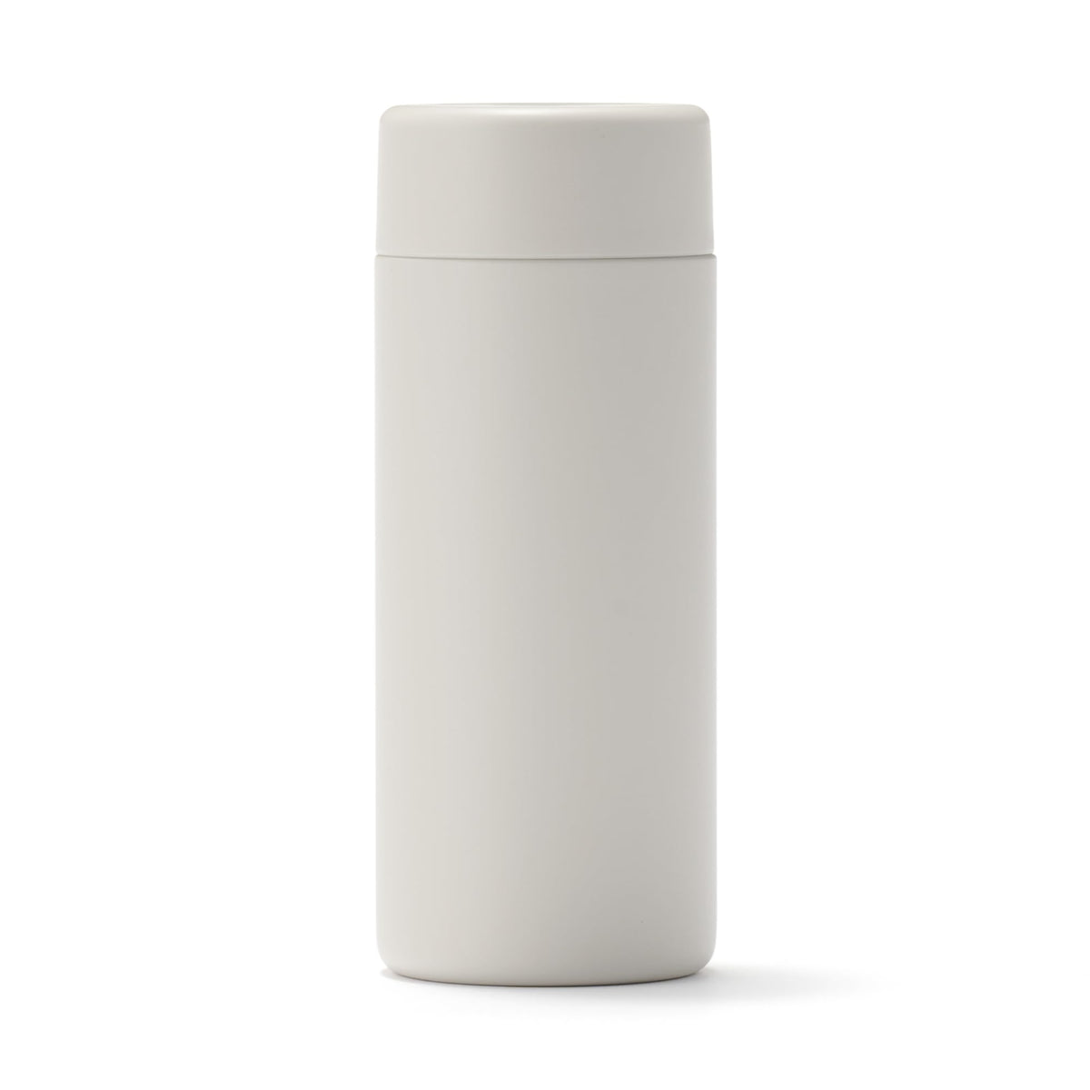 MUJI Vacuum Insulated Bottle Flat Type 350mL Gray Beige