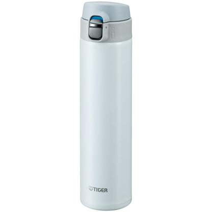 TIGER Stainless Steel Water Bottle 600ml with One-Push Design