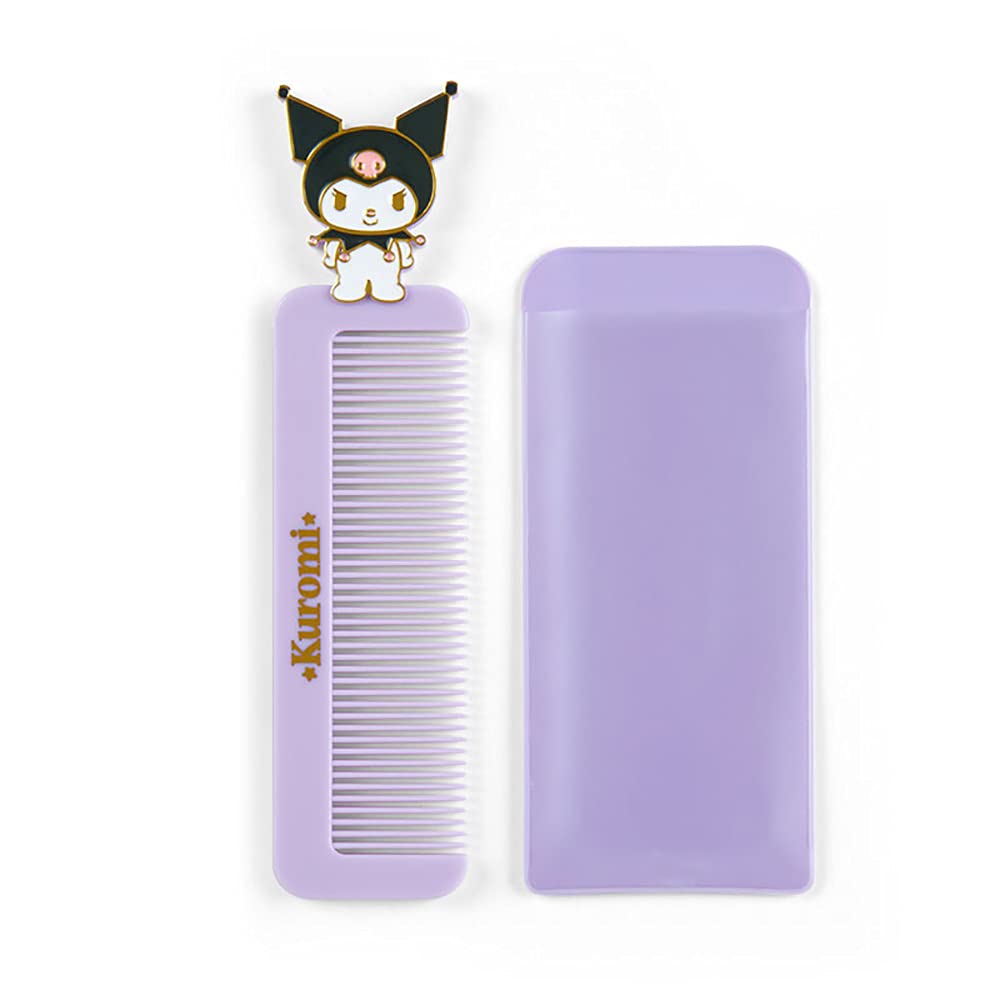 SANRIO Kuromi Compact Comb for Effortless Styling