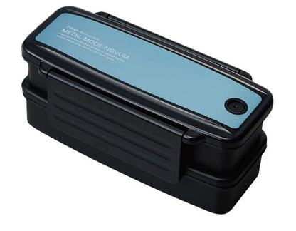 OSK Two-Tier Lunch Box with Divider in Light Blue 400ml and 460ml