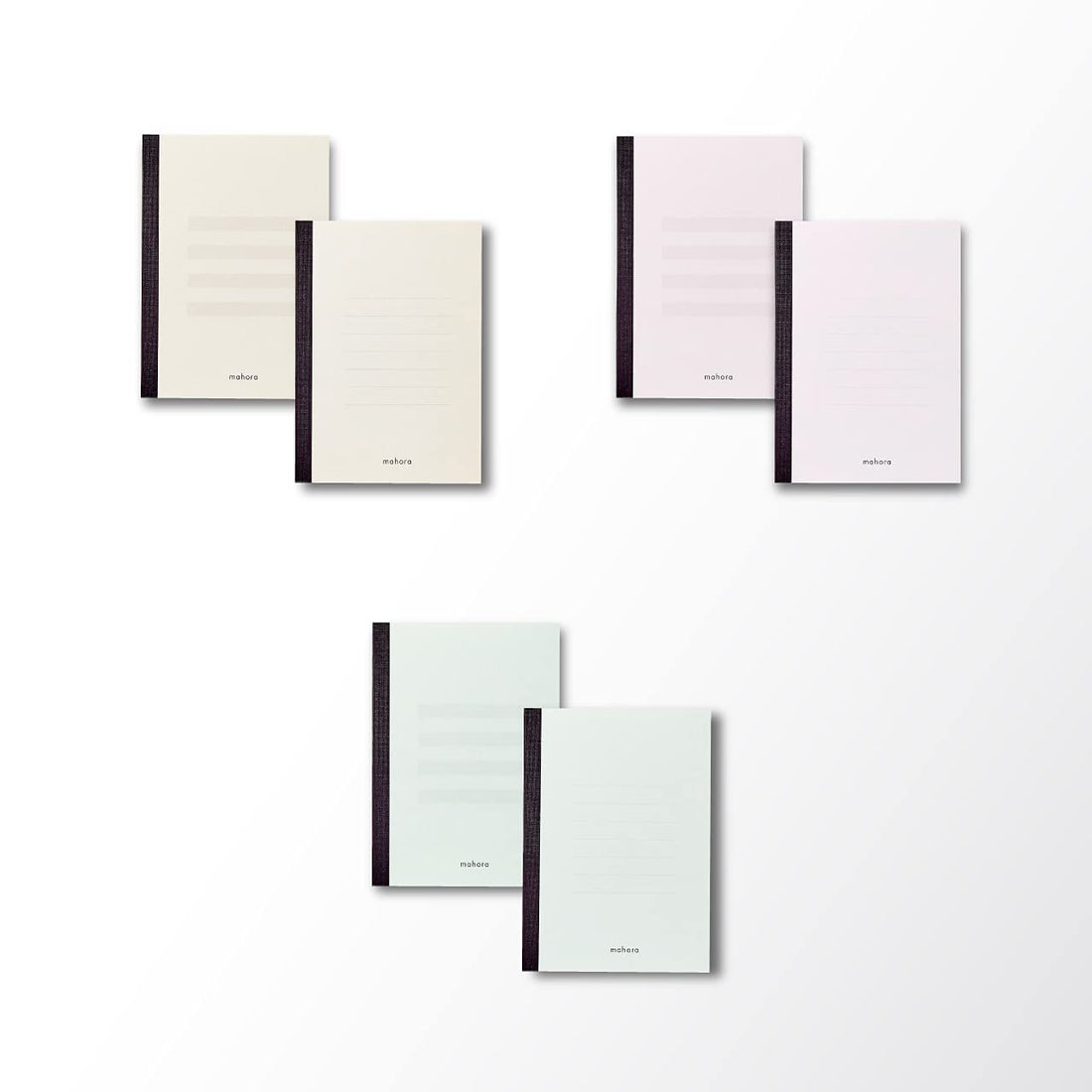 Ogurishiko A6 Notebook with Alternating Thick and Thin Lines