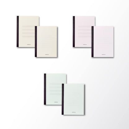 Ogurishiko A6 Notebook with Alternating Thick and Thin Lines