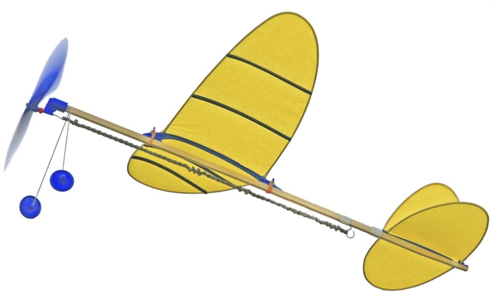 STUDIO Mid Light Plain Rubber Powered Model Plane LP-02