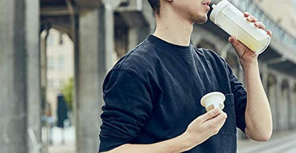 KINTO To-Go Bottle 480ml White with Straw Lightweight Design