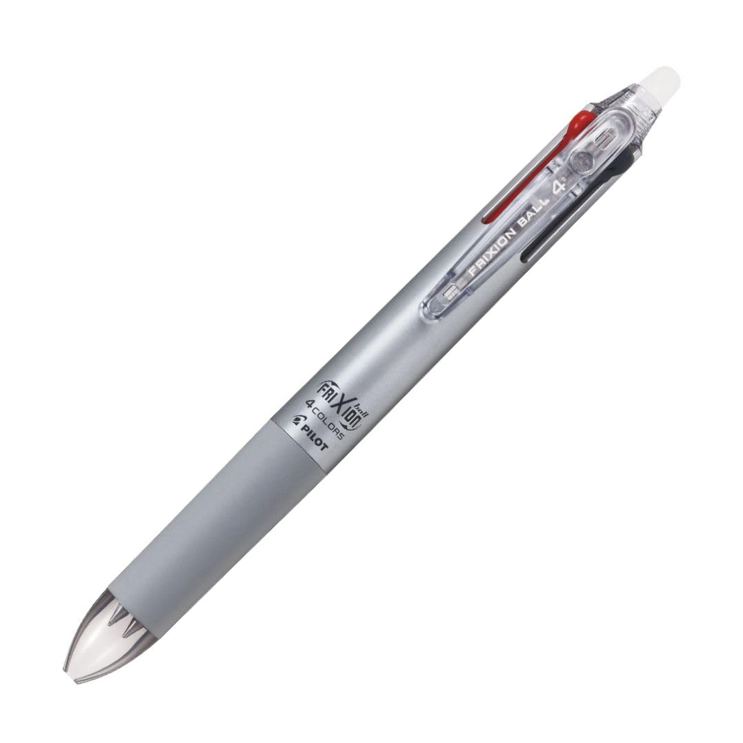 PILOT Friction Ballpoint Pen Set 4 Colors 0.38mm Gradient Silver