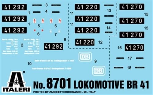 PLATZ 1/87 HO Scale German Steam Locomotive BR41 Model Kit