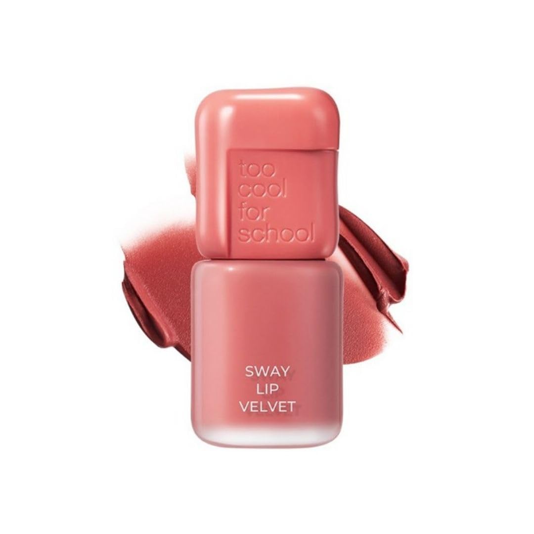 Too Cool For School Velvet Lip Tint Redway 6ml Long-Lasting Color