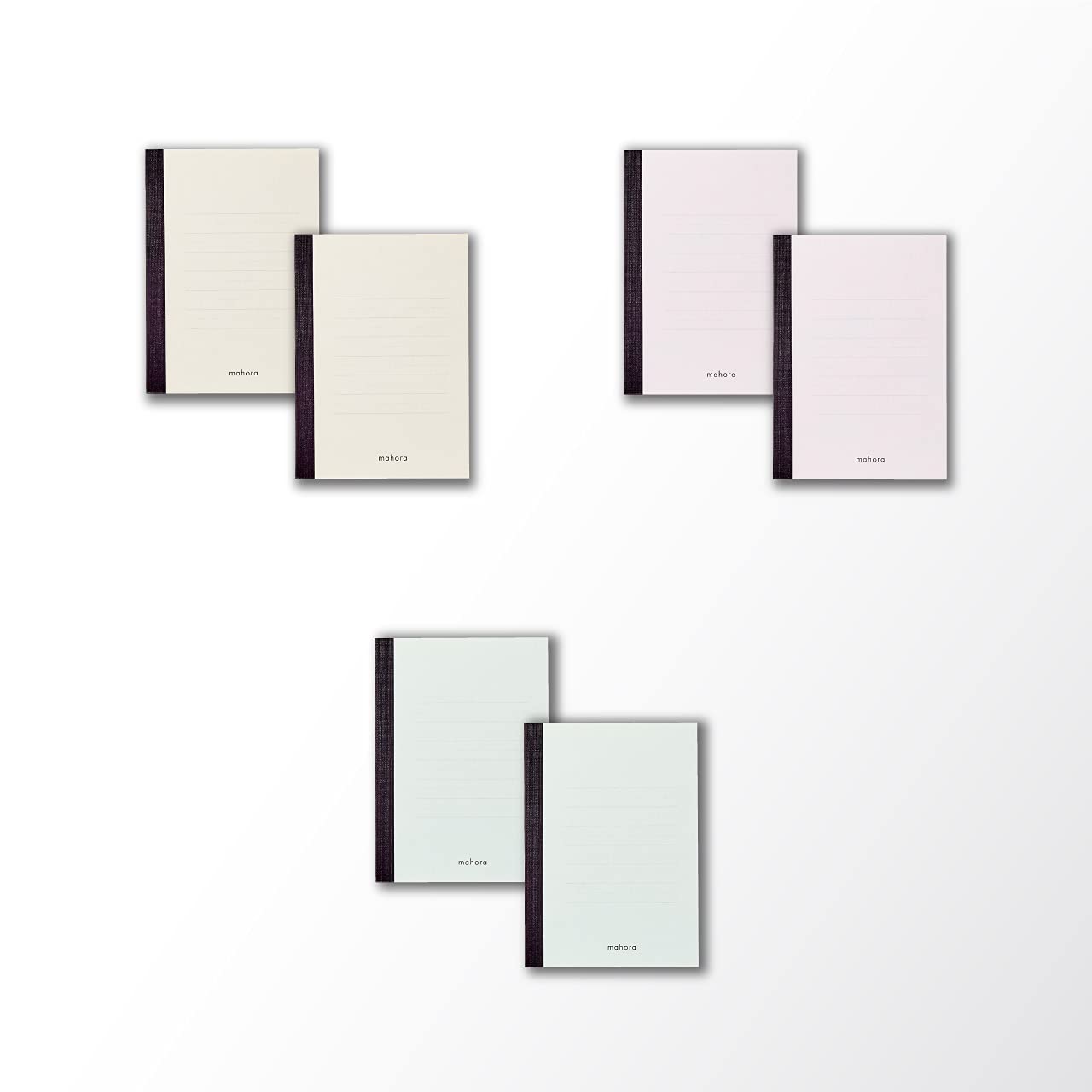 Ogurishiko Mahora B7 Notebook Pack with Alternating Thick and Thin Lines