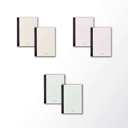 Ogurishiko Mahora B7 Notebook Pack with Alternating Thick and Thin Lines