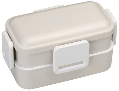 Skater Bento Box Two-Tier 600ml with Dome Lid for Lunch