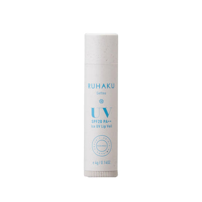 RUHAKU Ice UV Lip Veil 4g SPF20 PA++ Japanese Skincare Lip Balm