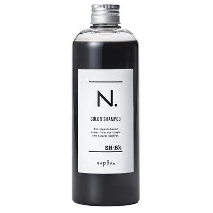 N. Color Shampoo Bk 320ml for Black Hair Maintenance