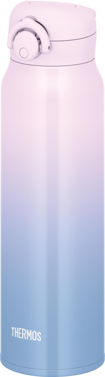 THERMOS Vacuum-Insulated One-Touch Mug, Lilac Blue 750ml