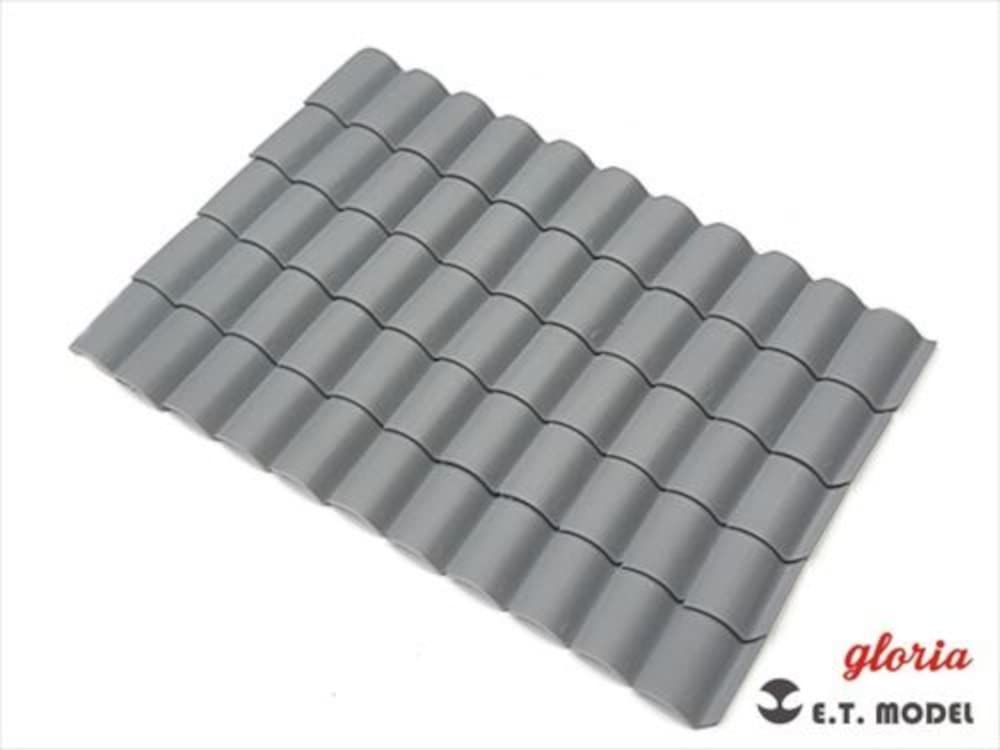 E.T Model 1/35 WWII Diorama Roof Tiles Pantile Type Model Parts