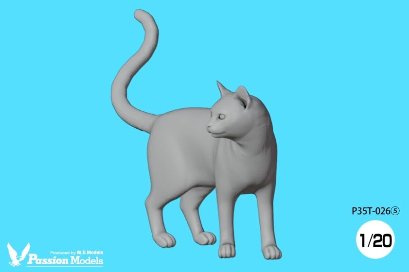 Passion Models 1/20 Cat Lovers Resin Kit Set of 5