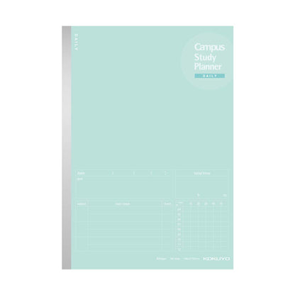 KOKUYO Campus Study Planner Daily Grid A5 Mint Green