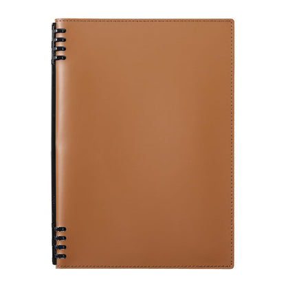 Kingjim Teffleune Leather Notebook B5 Camel for Everyday Use